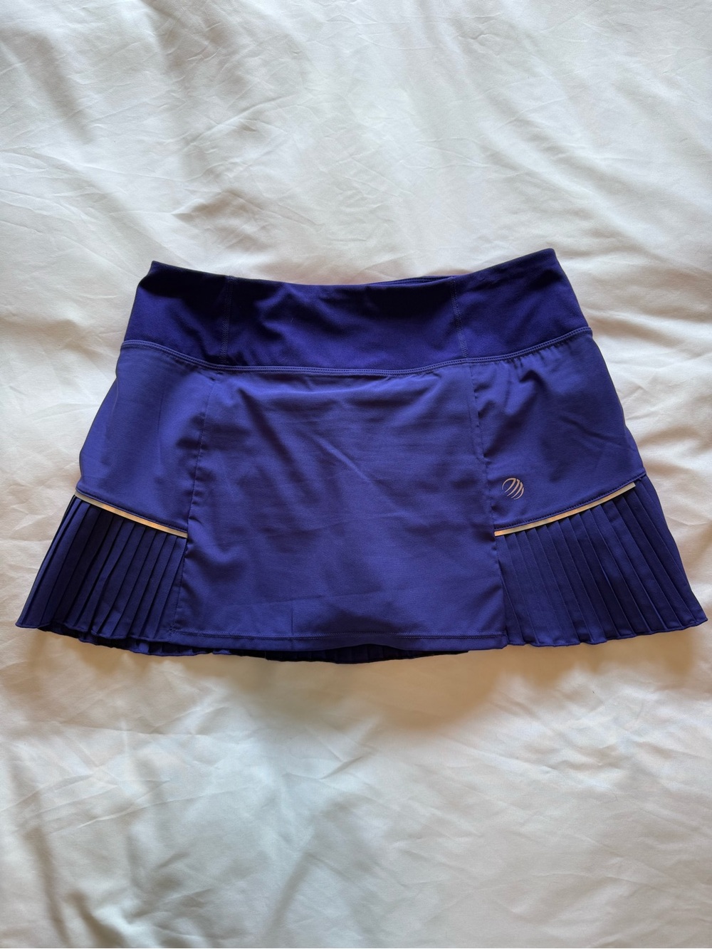 MPG Deep Purple Athletic Skort with Pleated Panels